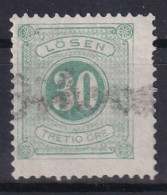 SWEDEN 1877 - Canceled - Sc# J20 - Postage Due - Segnatasse