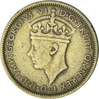 Monnaie, Afrique Occidentale Britannique, Shilling, 1938, TTB+, Laiton - Colonias