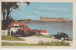 Rocher Percé, Percé Québec Canada View From ''Ferguson's Room, Côte Mont Joli, Batiment Sur Le Bord Golfe St-Laurent 2 - Percé