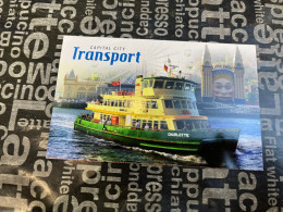 1-1-2024 (4 W 5) Australia Stamp Pack - Capital City Transport (5 Stamps) Ferry - Train - Tramway Etc - Presentation Packs