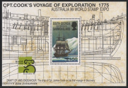 Süd-Georgien 1999 - Mi-Nr. Block 8 ** - MNH - Schiffe / Ships - Géorgie Du Sud