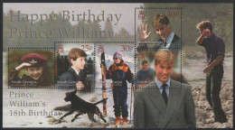 Süd-Georgien 2000 - Mi-Nr. Block 10 ** - MNH - 18. Geburtstag Prinz William - Géorgie Du Sud