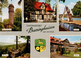 73906315 Barsinghausen Nordmannsturm Rathaus Freibad Alte Taufe Kloster Wappen - Barsinghausen