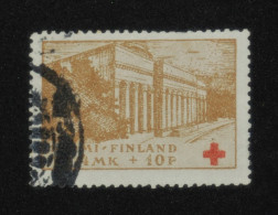 FINLAND 1932, Red Cross, University Library, Buildings, Mi #173, Used - Used Stamps