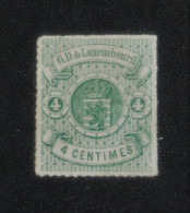 LUXEMBOURG 1871, State Coat Of Arms, Mi #15, MLH* (MH), CV: €47 - 1859-1880 Stemmi