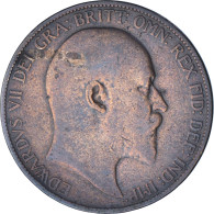 Monnaie, Grande-Bretagne, Edward VII, Penny, 1903, TB+, Bronze, KM:794.2 - D. 1 Penny