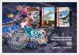 United Nations/UN 2021 Dubai 2020 Wolrd Expo ( 3 Offices) MS/Block MNH - Emissions Communes New York/Genève/Vienne