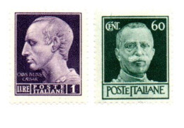 1944 - Italia - Luogotenenza  521/22 Imperiale      ------ - Nuevos