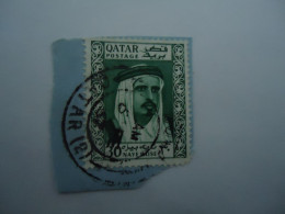 QATAR  USED  STAMPS SULTAN POSTMARK - Qatar