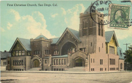 SAN DIEGO. First Christian Church 1914 - San Diego