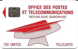 @+ Gabon - Logo - Red - SC5 - BN: C2A040630 - Ref: GAB-17B - Gabun