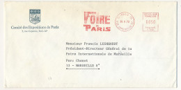 FRANCE - Env EMA "Foire De Paris" - Paris 75 - 29/6/1972 - Freistempel