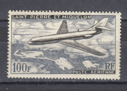 Saint Pierre & Miquelon -  1957 Air - 100 Fr. (e-410) - Usati