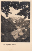 E1495) HALLSTATT - Am SALZBERG - Häuser U. Berg ALT ! - Hallstatt