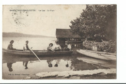 Aiguebelette - Le Lac - Le Port  -  Barque Animée Bateau - Aiguebelle