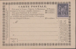 1880. GUADELOUPE. CARTE POSTALE  Prix Pour La France, …. St-Thomas, St Jean Et Ste-Croix (Antilles Danoise... - JF539893 - Danemark (Antilles)