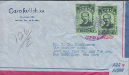 1955. PANAMA. Fine  CORREO Cover To USA With 2 Ex 5 C Pedro De Sosa.  (Michel 452) - JF539899 - Panama