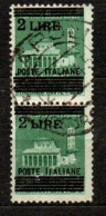 1945 - Italia - Luogotenenza  525 Monumenti Soprastampati - Coppia  ------ - Used