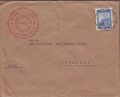 1930. TÜRKIYE. Fortess Ankara. 12½ KURSUS. TÜRKİYE CUMHURİYETİ. Single On Cover To Forshage, ... (Michel 889) - JF539988 - Briefe U. Dokumente