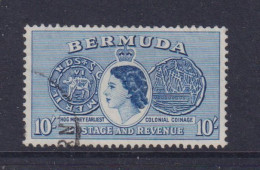 BERMUDA  - 1953 Elizabeth II Definitive 10s Used As Scan - Bermuda