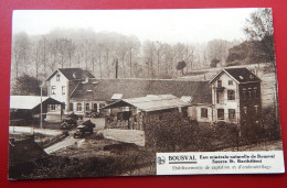 BOUSVAL  -  Etablissement De Captation Et D'embouteillage - Eau Minérale De Bousval - Source  St. Barthélémi - Genappe