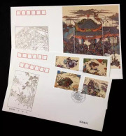 China FDC/1997-21 Literature — "Outlaws Of The Marsh" (V) 3v MNH - 1990-1999