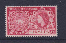 BERMUDA  - 1953 Elizabeth II Definitive 5s Hinged Mint - Bermudes