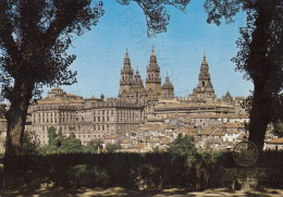 CARTOLINA  SANTIAGO DE COMPOSTELA,LA CORUNA,GALICIA,SPAGNA-VISTA GENERAL DESDE EL MIRADOR DE LA HERRADURA-NON VIAGGIATA - La Coruña