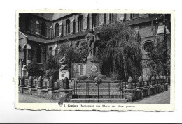 CPA PHOTO COMINES , MONUMENT AUX MORTS DES DEUX GUERRES En 1959!(VOIR TMBRE ) - Komen-Waasten