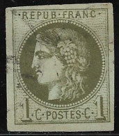 FRANCE N°39A- Oblitéré - 4 Belles Mages - Sans Défaut - TTB - - 1870 Uitgave Van Bordeaux