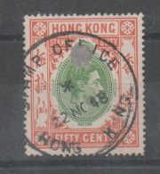 Hong Kong, Used, Revenue Stamp Duty 50c - Andere & Zonder Classificatie