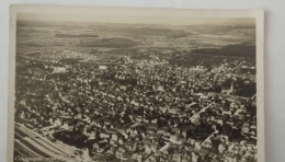 Göppingen Vom Flugzeug Aus, Gesamtansicht Mit Bahnhof, Luftbild, 1930 - Goeppingen