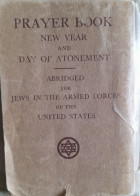 Prayer Book- New Year And Atonement - Abridged For Jews In The Armed Force Of The United States - Judaism