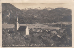 E1571) IMST A. D. Fernpaßstrasse Mit Ötztaler Alpen - Tirol - Kirche Im Mittelpunkt - Ale FOTO AK - Imst