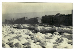 Oostende Oostende FOTOKAART    Dijk + Sneeuw Op Het Strand - Oostende