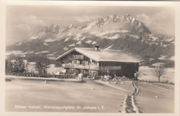 E1574) Wilder Kaiser - Wintersportplatz ST. JOHANN In Tirol - Verschneite Haus Alt ! 1951 - St. Johann In Tirol