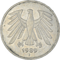 Monnaie, Allemagne, 5 Mark, 1989 - 5 Mark