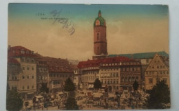 Jena, Markt U. Stadtkirche, Thüringen, Bahnpost,1907 - Jena