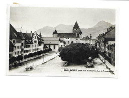 Bulle Rues De Bouleyres Et De La Promenade 1937 - Bulle