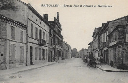 82)   GRISOLLES  -  Grande Rue Et Avenue De Montauban - Grisolles