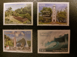 Polynesia 2023 Polynesie Tourist Spots Tahiti Lighthouse Venus Lighthouse 4v Mnh - Unused Stamps