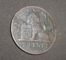 2 Centimes 1835 Léopold 1er De Belgique Usures - 2 Cents