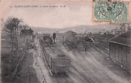 Delcampe - ELBEUF-Saint AUBIN -la Gare Le Départ - Elbeuf