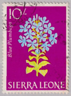 SIERRA LEONE 1963 FLOWERS 10 SH (SG 253) USED OFFER! - Sierra Leone (...-1960)