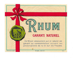 RHUM GARANTI NATUREL - Rhum