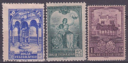 ESPAÑA BENEFICENCIA TELEGRAFOS 1937 Nº 10/12 NUEVO (SIN FIJASELLOS) - Charity