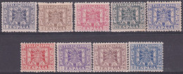 ESPAÑA TELEGRAFOS 1940-1943 Nº 76/84 NUEVO, CON FIJASELLOS - Telegrafi