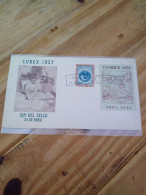 Illustr.cover Yv 455.1957 Stamp Day.pmk.ntnl . Phil.expo Private Ss Cubex As Per Photo.e7 Reg Post Conmems 1 Or 2 Pieces - Cartas & Documentos