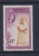 BRITISH HONDURAS  - 1953 Definitive 50c Hinged Mint - Honduras Britannico (...-1970)