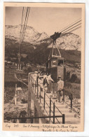 CPA :  14 X 9  -  Lac D'Annecy - Téléphérique Du Mont Veyrier. - Nacelle à La Gare De Départ - Veyrier